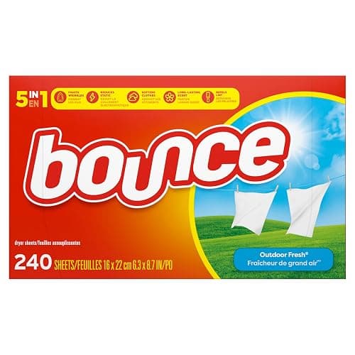 Bounce Fabric Softener Sheets, Outdoor Fresh Scent, 240 Count thumbnail 7