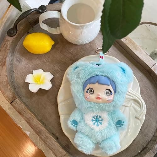 CALEMBOU Plush Blind Box, Kawaii Nommi Cute Series Stuffed Blind Box Doll, Kawaii Mystery Vinyl Plush Toys Collectible for Birthday Gift (Nommi Cute 1pc) thumbnail 6