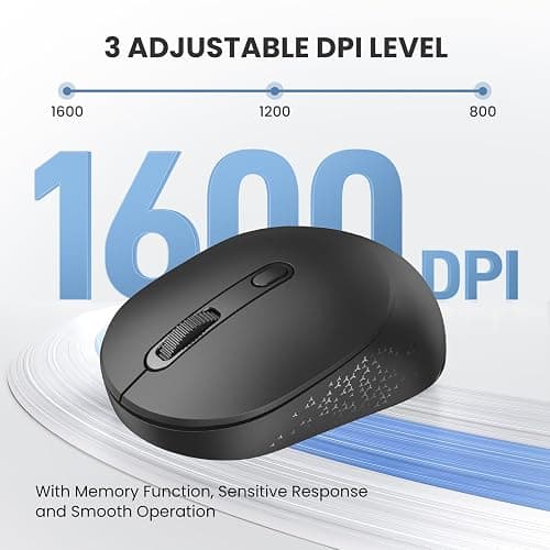 TECKNET Wireless Mouse, Bluetooth Mouse  thumbnail 3