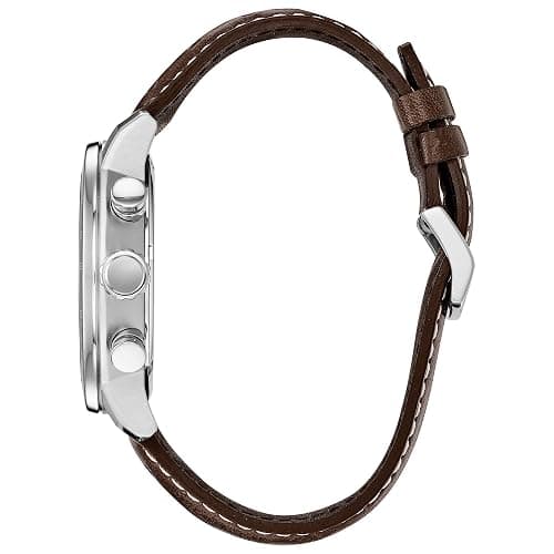 Citizen Men's Eco-Drive Weekender Brycen Chronograph Watch Stainless Steel Case thumbnail 2