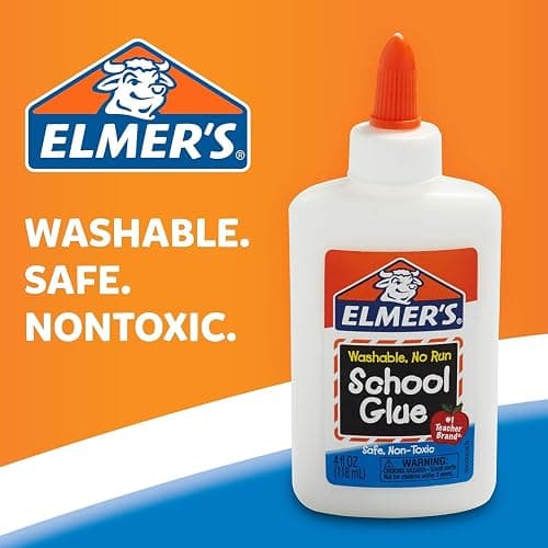 Elmer's Liquid School Glue, Slime & Craft, Safe and Non-Toxic, Washable, White, 4 Ounces Each, 12 Count - For Classroom, Home, Office, Teacher Supplies, #1 Teacher Brand thumbnail 4