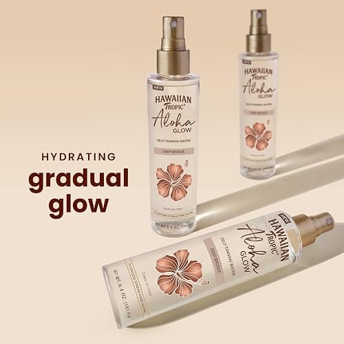 Hawaiian Tropic Aloha Glow Self Tanning Water, 6.4oz, Self Tanner Spray Tan, Fake Tan, Self Tan Water, Sunless Tanner, Self Tanning Spray Body Bronzer, Deep Bronze Tan Self Tanning Mist, 6.4oz thumbnail 2
