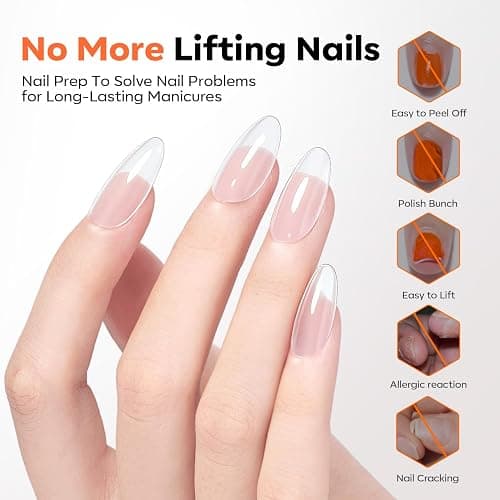 modelones 10-in-One Gel Nail Glue with Nail Dehydrator and Primer for Acrylic Nails Tips/Bloom Gel/Adhesive Bond, Long Lasting Acrylic Nail Supplies thumbnail 7