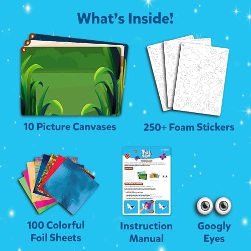 Skillmatics Foil Fun - Bugs & Butterflies, No Mess Art for Kids, Craft Kits & Supplies, DIY Creative Activity, Travel Toys, Gifts for Boys & Girls Ages 4, 5, 6, 7, 8, 9 thumbnail 4