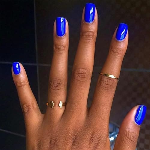 DND Gel Polish Set, Blue Collection, UV/LED GelPolish and Air Dry Nail Lacquer, Matching Chip-Free Polish Duo, 0.5 Fl Oz Each thumbnail 2
