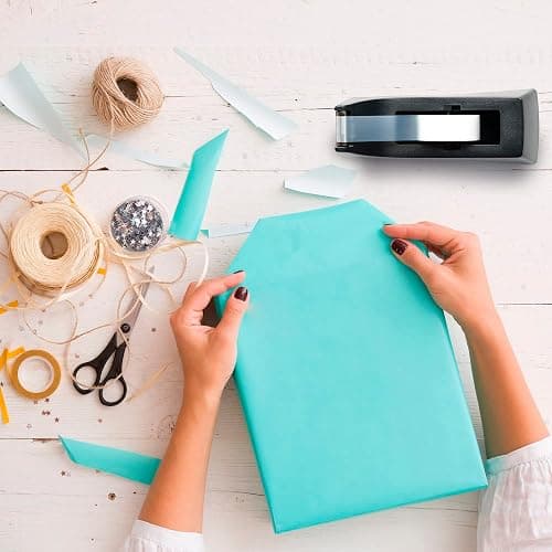 Desktop Tape Dispenser - Non-Skid Base - Weighted Tape Roll Dispenser - Perfect for Office Home School (Tape not Included) 4 Pack thumbnail 2