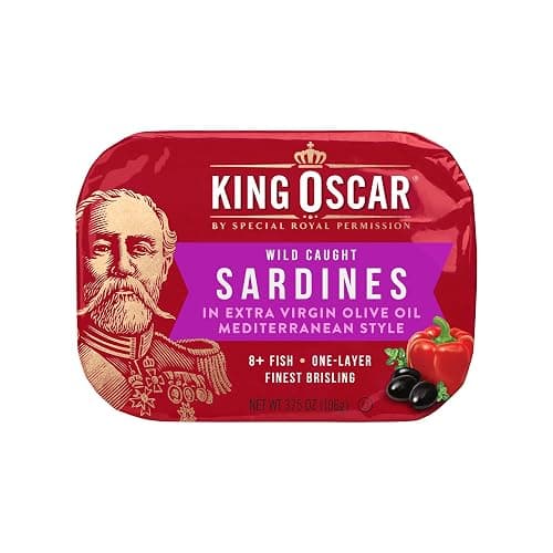 King Oscar Premium Sardines in Extra Virgin Olive Oil, Mediterranean Style, 3.75 Ounce Cans (Pack of 12), Wild Caught Sardines thumbnail 3
