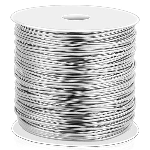 Cridoz 18 Gauge Stainless Steel Wire for Jewelry Making, 1mm Bailing Wire Wrapping - Image 1