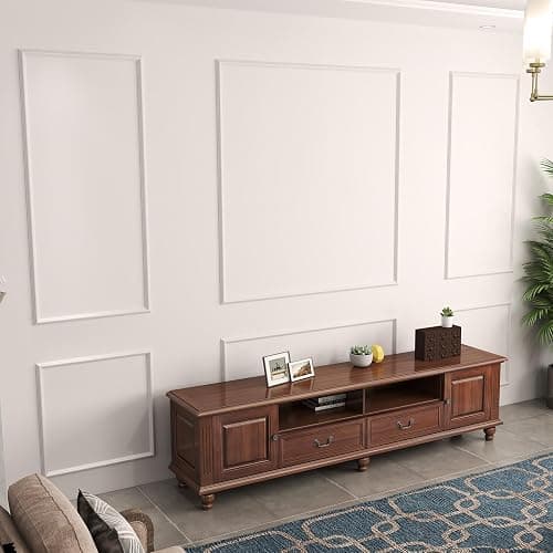 JSIWOTH Peel and Stick Wall Molding Kit Set of 6 Frames, Premade Wainscoting Panels for Interior Wall Decor, Molding Trim for Living Room Bedroom Corridor Home Accent Walls Panel thumbnail 5