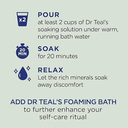Dr Teal's Epsom Salt - Relax & Relief - Eucalyptus Essential Oils - 3 lb - Pack of 4 thumbnail 4