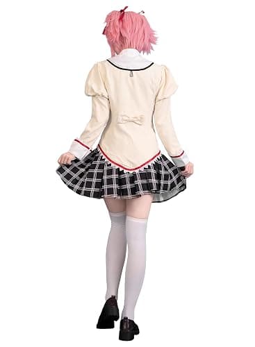 OSIAS Puella Magi Madoka Magica Kaname Madoka Uniform Cosplay Costume thumbnail 4