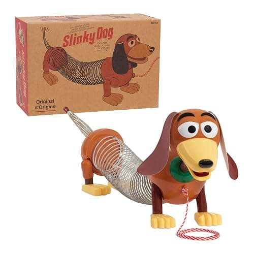 Retro Slinky Dog, The Original Walking Spring Toy, Vintage Spring Toys, Stretches to 14 Inches Long, Kids Toys for Ages 18 Month by Just Play - Image 1