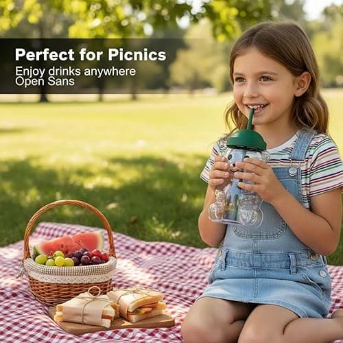 Carorioxy Glass Bear Cup With Straw Lid Teddy Hat Coffee Mug Cups And Jar Glasses Drinking Shaped Straws Honey Tumbler Iced Clear Drink Sippy Bearcup Bottle Water Cute Jars Green Vasos Lids (1) thumbnail 3