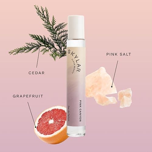 Skylar Pink Canyon Eau de Parfum - Hypoallergenic & Clean Perfume for Women & Men, Vegan & Safe for Sensitive Skin - Notes of Grapefruit, Pink Salt & Cedar - 10mL /0.33 Fl oz thumbnail 3