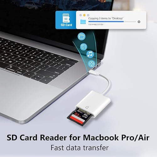 Criello USB C SD Card Reader, Digital Camera Adapter | Type C Camera Adapter for iPhone 15/16/17 Plus/Pro/Max, iPad MacBook/Air iMac/Samsung Galaxy Android thumbnail 4