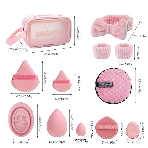 Makeup Brush Set, 42Pcs Makeup Tool Set Premium Synthetic Foundation Powder Concealers Eye Shadows Blush Makeup Brushes Kit with Makeup Sponge, Powder Puffs for Beginner & Professional thumbnail 3