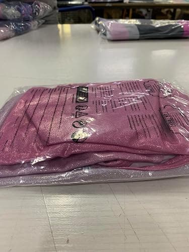 Gogokids Girls' Three-Piece Gymnastics Set, Sleeveless Leotards with Shorts and Hairband, Sparkling Ballet Dancing Unitards - Gymnastics Outfit with Gradient Color Design for 3-12 Years thumbnail 15