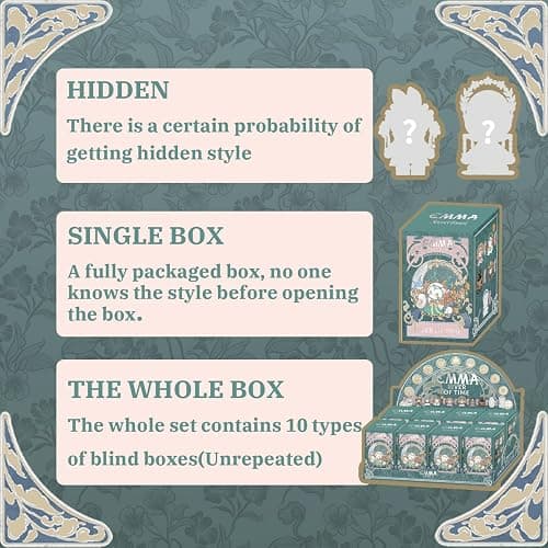 LUCKY EMMA Secret Forest River of Time Series Blind Box 1PC | blind box figures, random collection, mystery collectibles, desktop display, gift, office decor, for teens & adults. thumbnail 5
