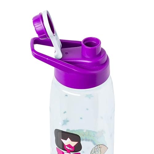 Silver Buffalo Steven Universe Featuring Garnet, Pearl, and Amethyst Water Bottle with Screw-On Lid, 28 Ounces thumbnail 8
