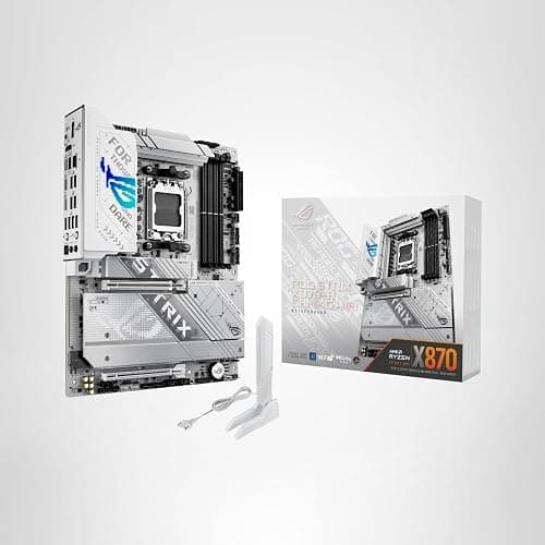 ASUS ROG Strix X870-A Gaming WiFi AMD AM5 X870 ATX Motherboard 16+2+2 Power Stages, Dynamic OC Switcher, Core Flex, DDR5 AEMP, WiFi 7, 4X M.2, PCIe® 5.0, Q-Release Slim, USB4®, AI OCing & Networking thumbnail 10