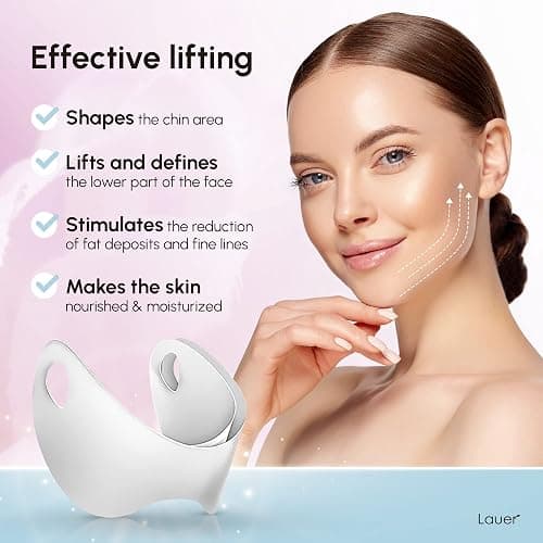 V Shaped Contouring Face Mask Line Shaping Lifting Belt Neck Reduction Jawline Shaper Lift Up Tape Enhancer Patch Firming Tightening Skin Chin Collagen Hyaluronic Acid Stocking Stuffers Women 5 pcs thumbnail 2