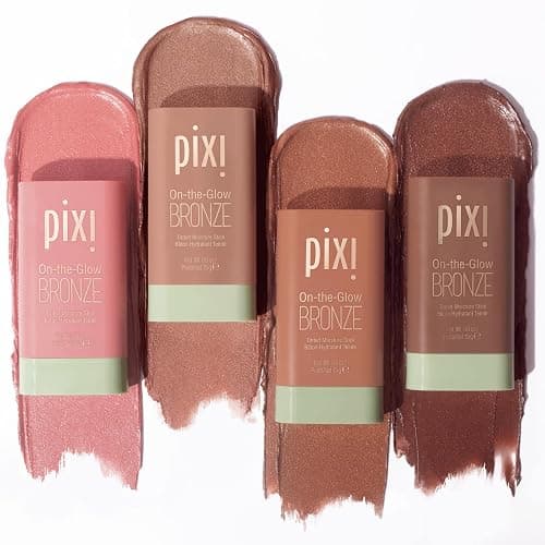Pixi On-the-Glow Bronze - SoftGlow, Hydrating Tinted Moisture Bronzer Stick with Ginseng, Aloe Vera & Fruit Extracts, For Cheeks & Lips, 19g / 0.6oz, Paraben-Free - SoftGlow thumbnail 3