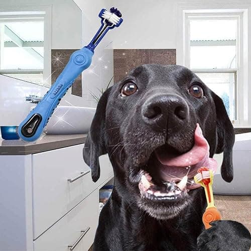 (4 pack) Orgrimmar 3-sided dog toothbrushes thumbnail 5