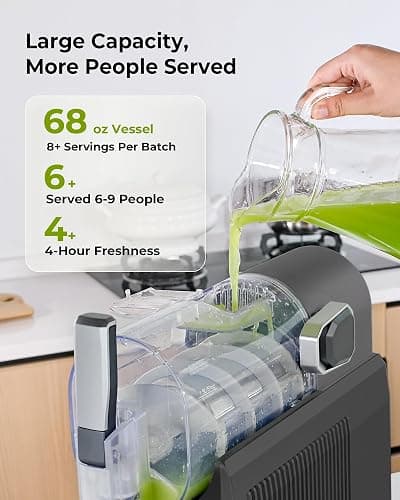 Vischic Slushie Machine: Slushy Machine for Home Use with 7 Preset Programs & Auto Cleaning Function, Frozen Drink Maker Easy to Make Slush Margarita Frappés Cocktail & More, 4H Fresh (Premium Grey) thumbnail 6