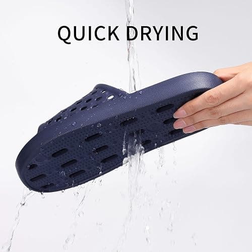 Litfun Shower Shoes for Women Non-Slip Quick Dry Shower Slippers Lightweight Pool Sandals with Drain Holes for College Dorm, Beach, Bathroom & Gym thumbnail 4