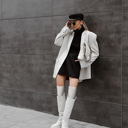 Pleneal Leg Warmers for Women - Leg Warmers 80s Ribbed Knitted Long Socks for Yoga Party Sports Fashion Accessories thumbnail 2