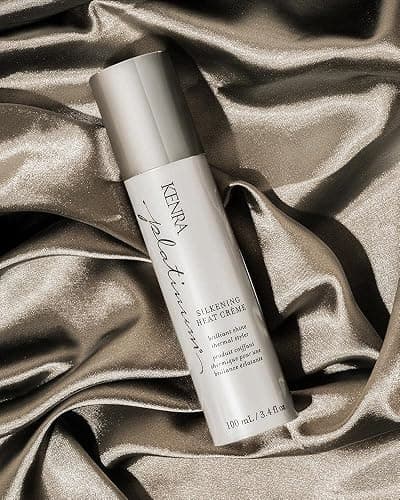 Kenra Platinum Silkening Heat Crème | Brilliant Shine Thermal Styler | Reduces Hot Tool Passes by 50% | Prevents Breakage & Improve Manageability | Heat Protectant | All Hair Types | 3.4 fl. Oz thumbnail 2