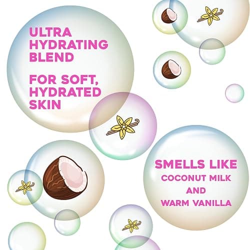 (🌟) OGX Extra Creamy + Coconut Miracle Oil Ultra Moisture Body Wash, 19.5 Fl Oz - 19.5 Fl Oz (Pack of 1) - Body Wash thumbnail 3