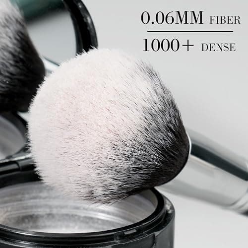 BEILI Pinceaux Maquillage 30 PCS Kit Pinceau Maquillage Professionnel, Lot Pinceaux Maquillages Pour Pinceau Yeux Fond Teint Sourcils Highlighter Makeup Brushes,Poil Naturelles,Noir thumbnail 8