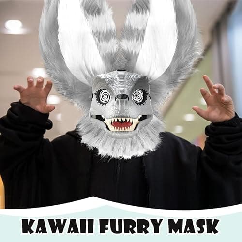 Seenelling 13 Pcs DIY Dino Mask Kit Hard Plastic Dinosaur Mask Furry Therian Dino Costume Kit Animal Dinosaur Party Costume thumbnail 5