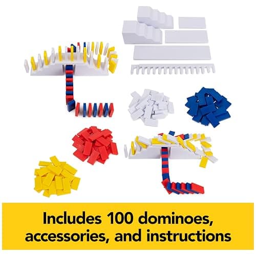 Spin Master Games, Lily Hevesh H5 Domino Creations 100-Piece Dominoes Set, Kids Games, Building Toys, Classic Game, Dominoes for Adults, for Ages 5 & Up thumbnail 4