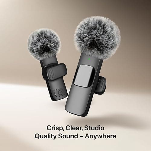 Mini Mic Pro (Latest Model) - Professional Wireless Microphone for iPhone, iPad, Android, Lavalier Microphone for Video Recording - iPhone Mic Crystal Clear Recording with USB-C for Content Creators thumbnail 3