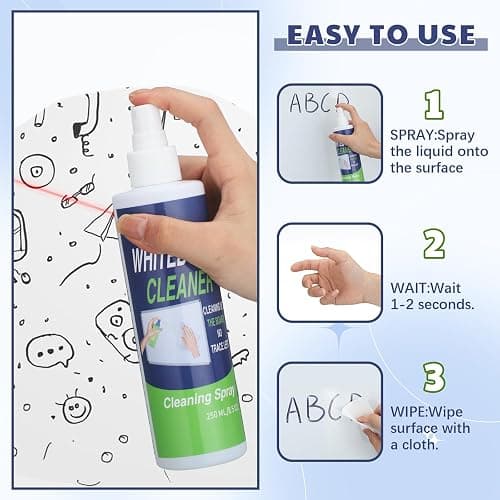 Swiffen 24 Pack Whiteboard Cleaner 8.5oz Dry Erase Board Cleaner White Board Cleaning Spray Dry Erase Cleaner Spray Removes Stubborn Marks from Whiteboard Chalkboard - 24 thumbnail 4