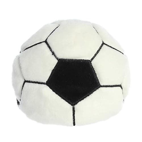 Aurora® Adorable Palm Pals™ Striker Soccerball™ Stuffed Animal - Fun Collectible Plush for Kids and Adult Collectors - Perfect for Decorating Rooms and Birthday Gifts - Black 4 Inches thumbnail 4