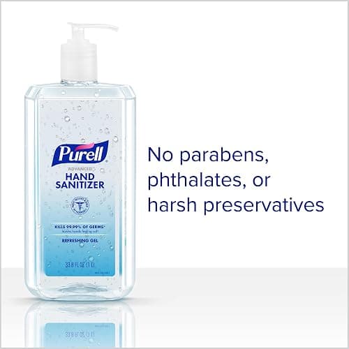 PURELL Advanced Hand Sanitizer Refreshing Gel, Clean Scent, 1 Liter Pump Bottle (Pack of 1) - 9632-04-CMR thumbnail 3