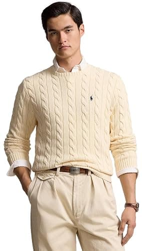 Polo Ralph Lauren Mens Cable-Knit Cotton Sweater thumbnail 2