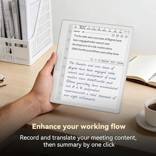 Bigme 7 inch Color Eink Tablet eBook Reader 4G 64G Digital Notepad thumbnail 6