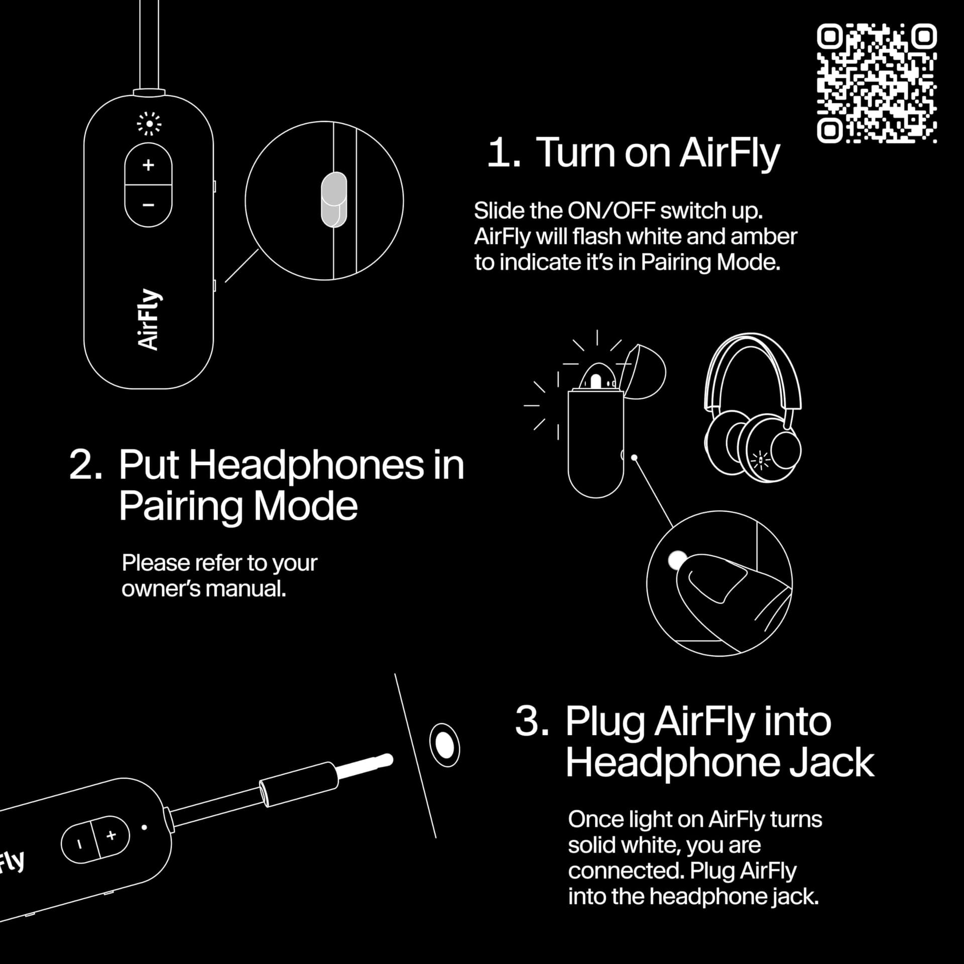 Twelve South 4353 Airfly SE | Wireless Transmitter/Receiver with Audio Sharing for Up to 2 Airpods/Wireless Headphones to Any Audio Jack for use On Airplanes, Boats or in Gym, Home, Auto thumbnail 10