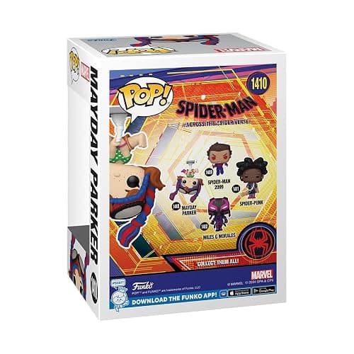Funko POP! Marvel: Spider-Man Across The Spider-Verse - MayDay Parker - Collectable Vinyl Figure - Gift Idea - Official Merchandise - for Kids & Adults - Movies Fans - Model Figure for Collectors thumbnail 3
