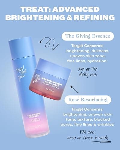 Then I Met You The Giving Essence, Vegan, Cruelty-Free Korean Skincare with 5% Niacinamide, Fermented Galactomyces, Red Algae & Berries for Brightening & Hydration, Suitable for All Skin Types, 5.07oz thumbnail 6