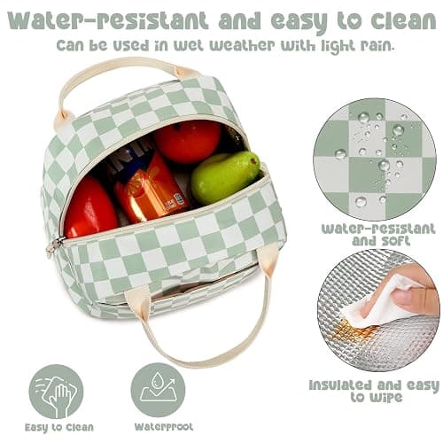 Bluboon Lunch Box for Women Cute Lunch Bag Reusable Insulated Lunch Bags Large Capacity Lunchbox Cooler for Work Picnic or Travel thumbnail 6