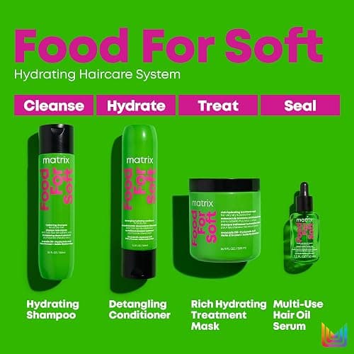 Matrix Rich Hydrating Treatment Mask for Very Dry and Porous Hair, With Avocado Oil and Hyaluronic Acid, Food For Soft, 500 ml thumbnail 7