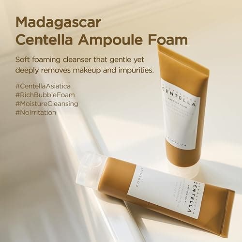 SKIN1004 Madagascar Centella Ampoule Foam, 4.23 fl.oz, Korean Face Cleanser & Makeup Remover with Centella Asiatica, Gentle Daily Cleanser for Soft Skin, Korean Skin Care thumbnail 2