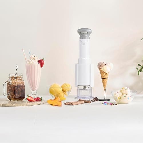 Cuisinart FastFreeze 5-in-1 Ice Cream, Sorbet, Milkshakes, Slushies and Mix-In Frozen Dessert Maker, Compact Machine, Easy to Use, Includes 3 Mixing Cups with Lids, ICE-FD10 thumbnail 2