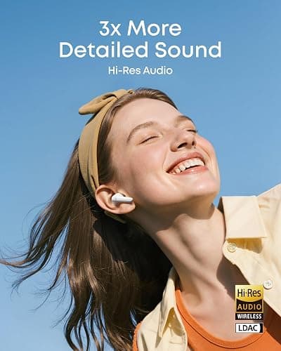Soundcore P31i by Anker, Real-Time Adaptive Noise Cancelling, Hi-Res Sound, Translation Earbuds, 50H Playtime, Wireless Earbuds, Bluetooth Earphones, Spatial Audio, Fast Charging, IP55 thumbnail 3
