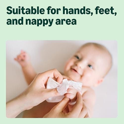 by Amazon Fresh Baby Wipes, 360 Wipes, 6 Pack of 60, Plant-Based Wipes Without Plastic thumbnail 4